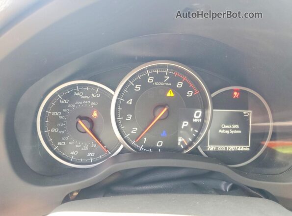 JF1ZCAC12K8601624 2019 SUBARU BRZ Blue Вид щитка приладів