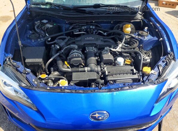 JF1ZCAC12K8601624 2019 SUBARU BRZ Blue Вид задньої частини салону