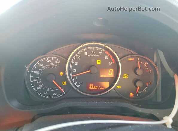 JF1ZCAC15G9600808 2016 SUBARU BRZ Blue Սարքավորումների վահանակի տեսք