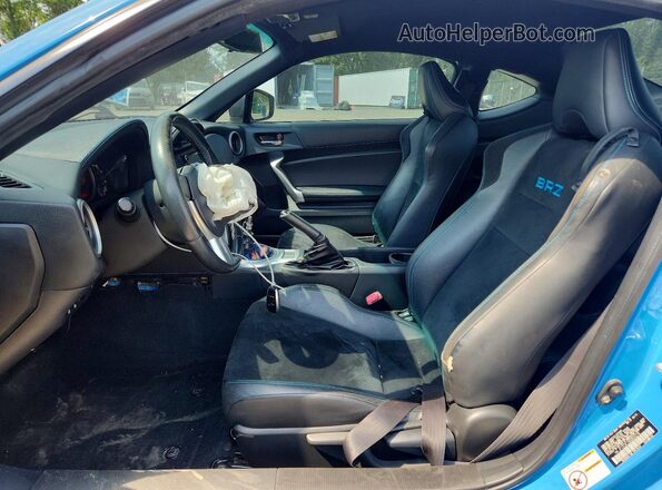 JF1ZCAC19G9600276 2016 SUBARU BRZ Синий Вид салона спереди