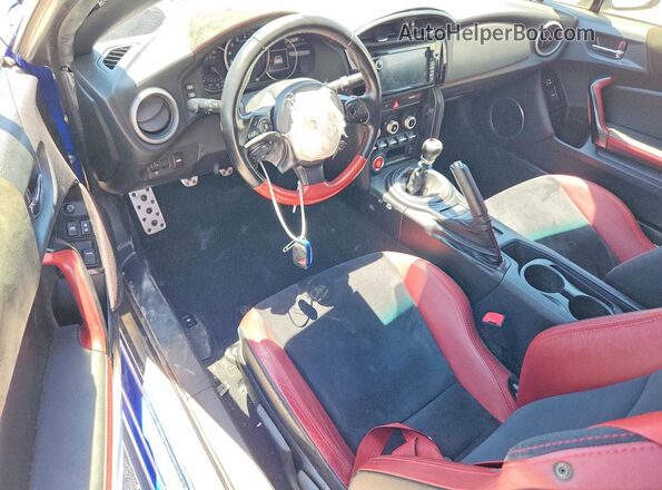 JF1ZCAD15J9600944 2018 SUBARU BRZ Blue Dashboard view