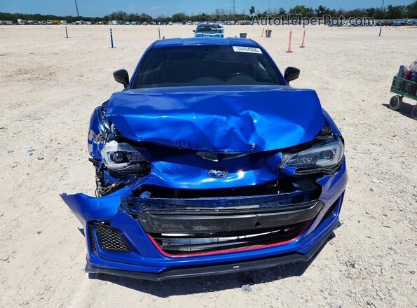 JF1ZCAD15J9600944 2018 SUBARU BRZ Blue Front view