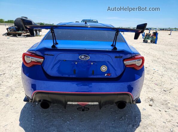 JF1ZCAD15J9600944 2018 SUBARU BRZ Blue Rear view