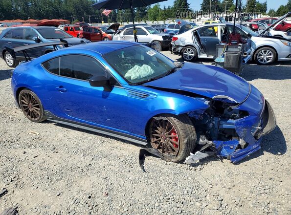JF1ZCAD16J9600984 2018 SUBARU BRZ Синий Передняя правая четверть
