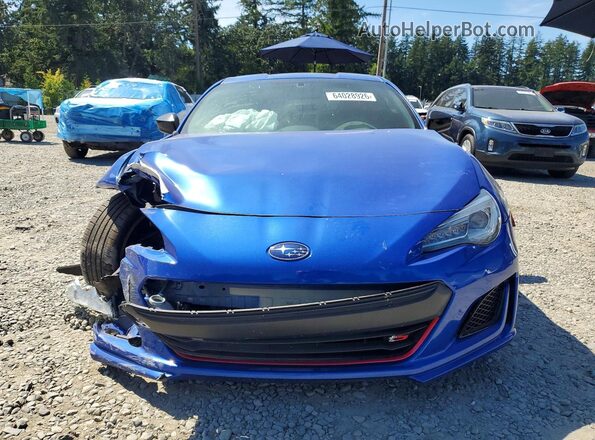 JF1ZCAD16J9600984 2018 SUBARU BRZ Синий Вид спереди
