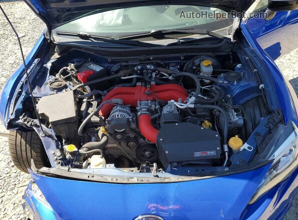 JF1ZCAD16J9600984 2018 SUBARU BRZ Синий Вид задней части салона