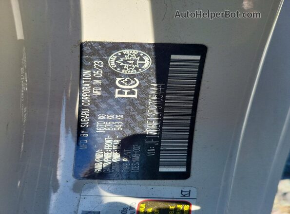 JF1ZDBE13P9705444 2023 SUBARU BRZ White Շարժիչի բաժամունքի տեսք