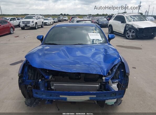 JF1ZDBE17N9700115 2022 SUBARU BRZ Blue Instrument cluster view