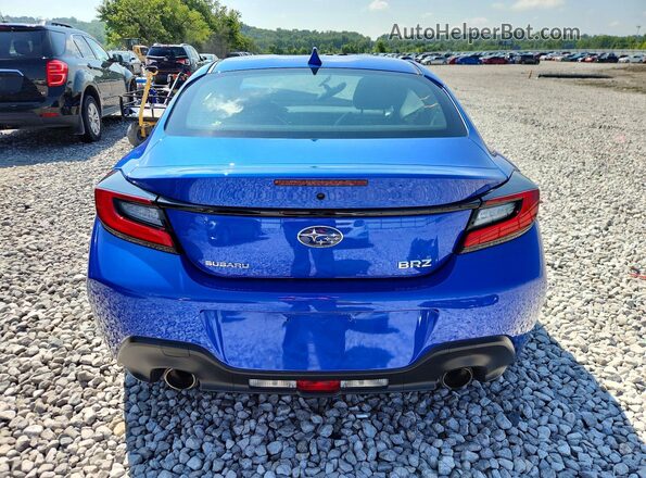 JF1ZDBE17P9702112 2023 SUBARU BRZ Blue Widok z tyłu