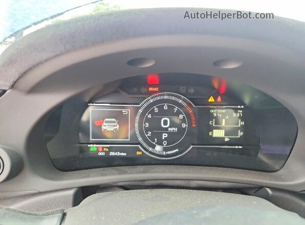 JF1ZDBE18T8700675 2026 SUBARU BRZ Blue Вид щитка приладів