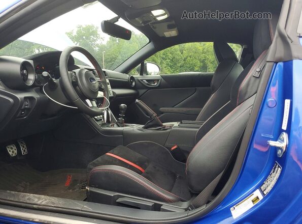 JF1ZDBE19P9707781 2023 SUBARU BRZ Blue წინა სალონის ხედი