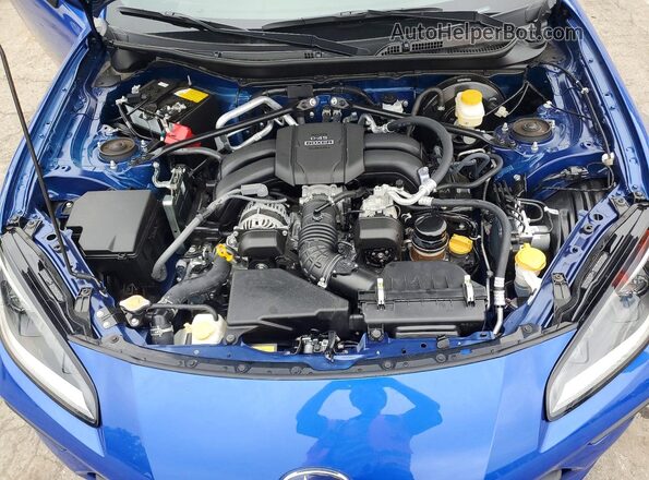 JF1ZDBE19P9707781 2023 SUBARU BRZ Blue უკანა სალონის ხედი