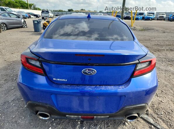 JF1ZDBE19R9702373 2024 SUBARU BRZ Blue უკანა ხედი
