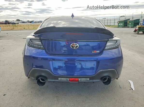 JF1ZNBC12P8754270 2023 TOYOTA GR86 Blue უკანა ხედი