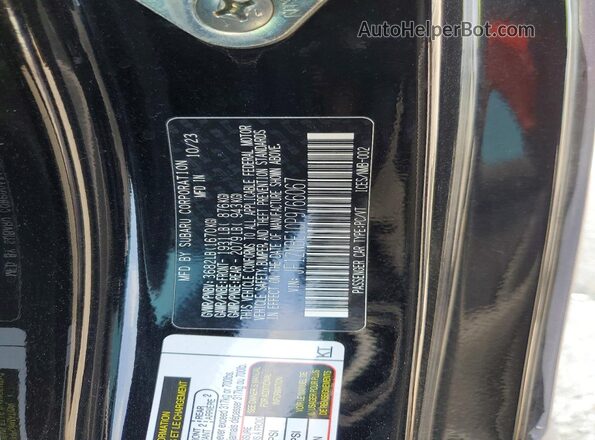 JF1ZNBE10P9766067 2023 TOYOTA GR Purple VIN sticker view