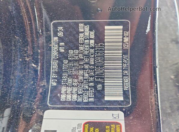JF1ZNBE10R8761315 2024 TOYOTA GR Black ძრავის განყოფილების ხედი