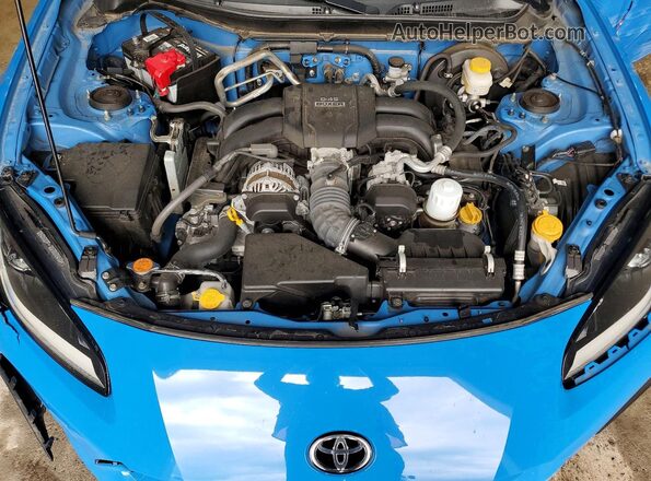 JF1ZNBE12P9752610 2023 TOYOTA GR Blue Rear interior view