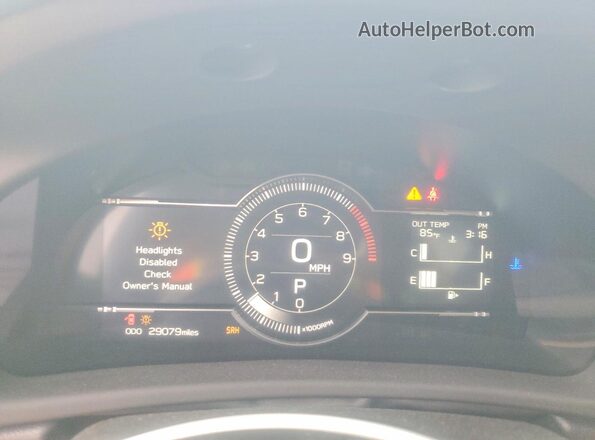 JF1ZNBE13R8750051 2024 TOYOTA GR Blue Instrument cluster view