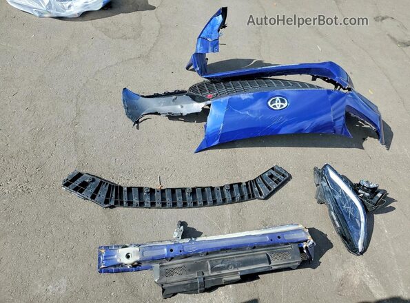 JF1ZNBE17P9754305 2023 TOYOTA GR Blue Engine compartment view
