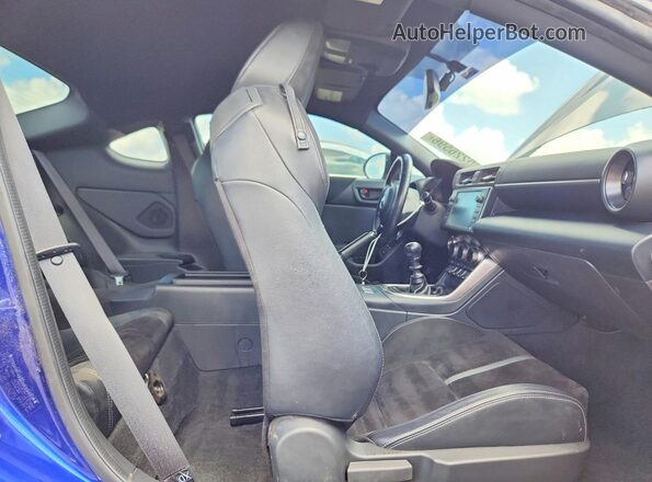 JF1ZNBE18N9752883 2022 TOYOTA GR Blue უკანა სავარძლების ხედი