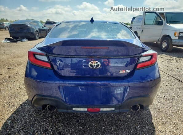 JF1ZNBE18N9752883 2022 TOYOTA GR Blue უკანა ხედი