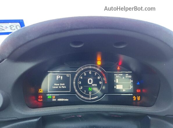 JF1ZNBF1XP8753167 2023 TOYOTA GR Blue Вид щитка приладів