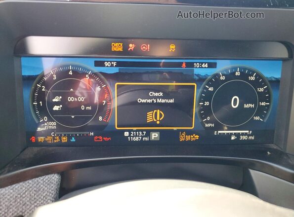 JF2BUPAD7TY529539 2026 SUBARU OUTBACK Blue Սարքավորումների վահանակի տեսք