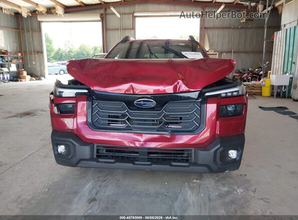 JF2BUPBD5TY493221 2026 SUBARU OUTBACK Burgundy Rear interior view
