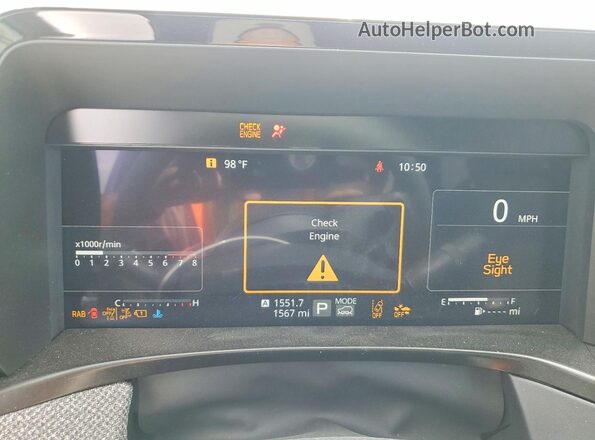 JF2BUPDD0TY473228 2026 SUBARU OUTBACK Blue Սարքավորումների վահանակի տեսք