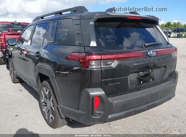 JF2BURJD5TY530913 2026 SUBARU OUTBACK Черный Задняя левая четверть