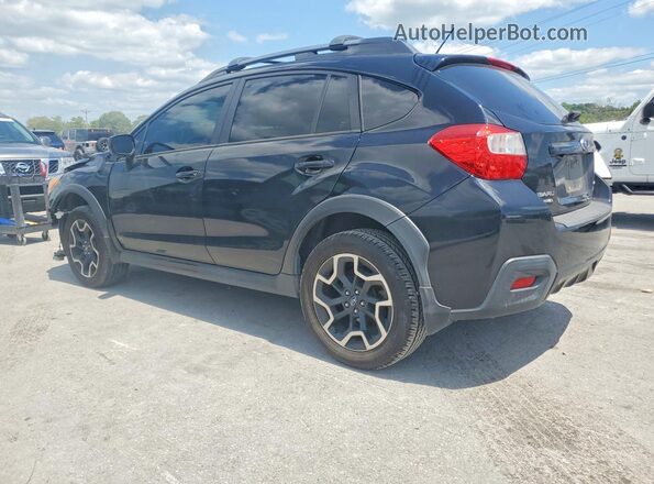 JF2GPABC0G8266770 2016 SUBARU CROSSTREK Black უკანა მარცხენა