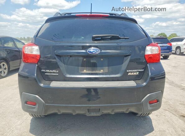 JF2GPABC0G8266770 2016 SUBARU CROSSTREK Black უკანა ხედი