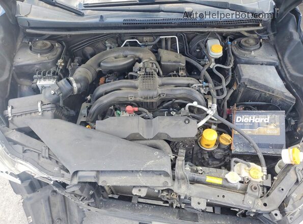 JF2GPABC0G8266770 2016 SUBARU CROSSTREK Black ძრავის განყოფილების ხედი