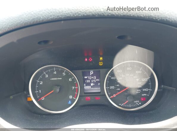 JF2GPABC0H8253079 2017 SUBARU CROSSTREK Серебряный Вид задних сидений