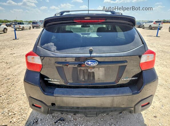 JF2GPABC1G8249587 2016 SUBARU CROSSTREK Black Widok z tyłu
