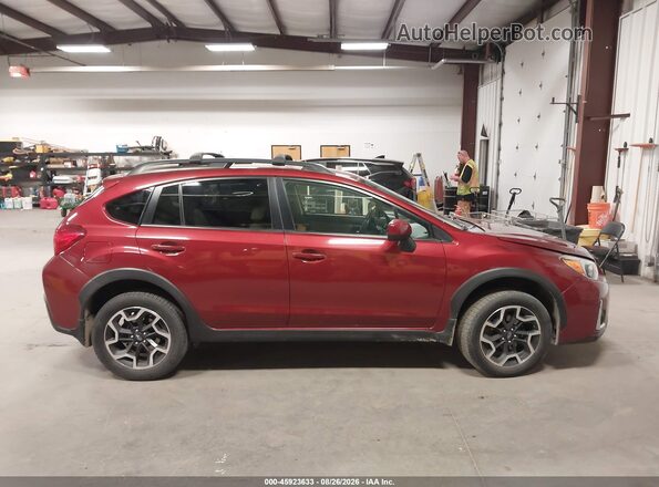 JF2GPABC1G8293279 2016 SUBARU CROSSTREK Burgundy Vista interior trasera