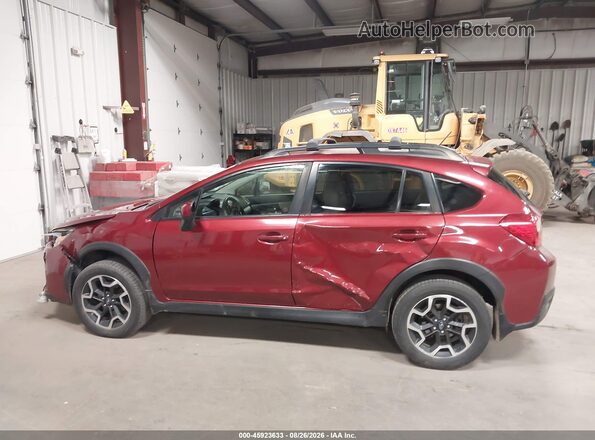 JF2GPABC1G8293279 2016 SUBARU CROSSTREK Burgundy Vista interior de 360 grados
