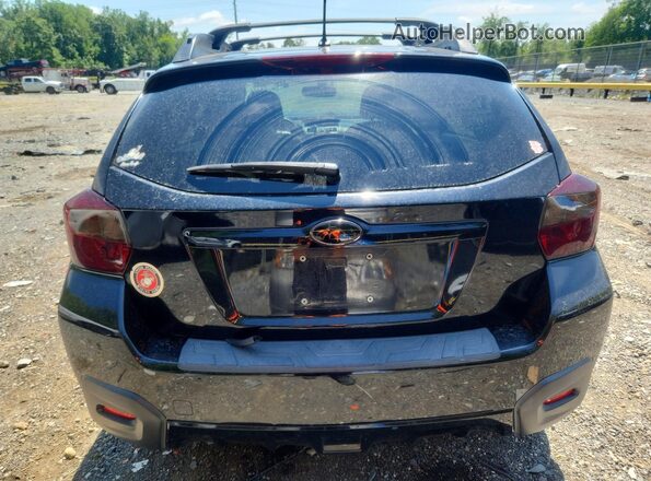 JF2GPABC2G8306671 2016 SUBARU CROSSTREK Black Հետևի տեսք