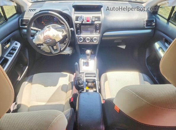 JF2GPABC2G8306671 2016 SUBARU CROSSTREK Black Առջևի վահանակի տեսք