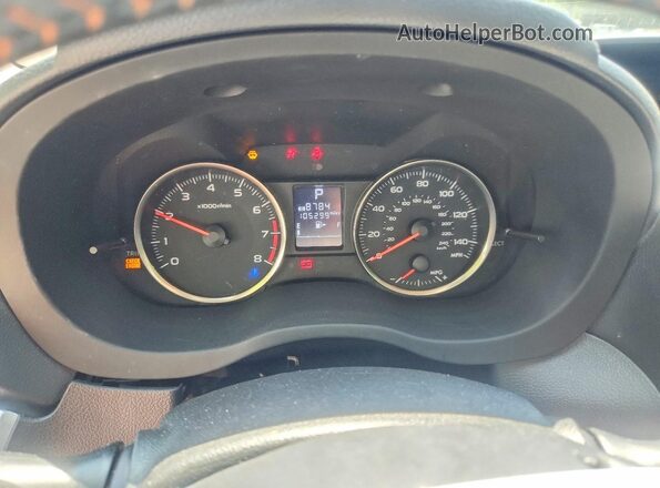 JF2GPABC2G8306671 2016 SUBARU CROSSTREK Black Սարքավորումների վահանակի տեսք