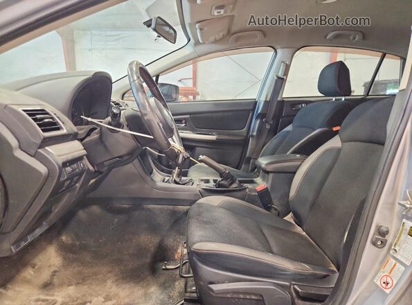 JF2GPABC2G9206550 2016 SUBARU CROSSTREK Silver Vista interior delantera