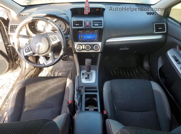 JF2GPABC2GH251283 2016 SUBARU CROSSTREK Black Widok deski rozdzielczej