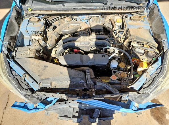 JF2GPABC2GH253972 2016 SUBARU CROSSTREK Blue უკანა სალონის ხედი