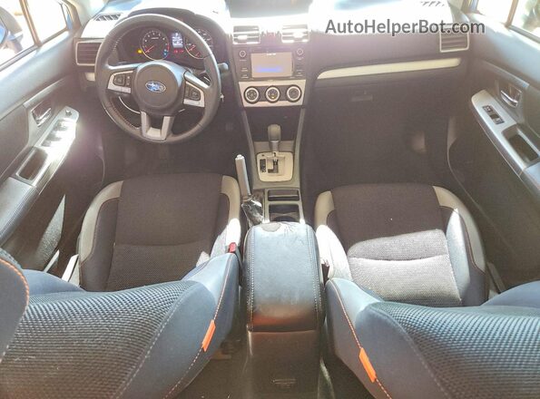 JF2GPABC2GH253972 2016 SUBARU CROSSTREK Blue წინა პანელის ხედი
