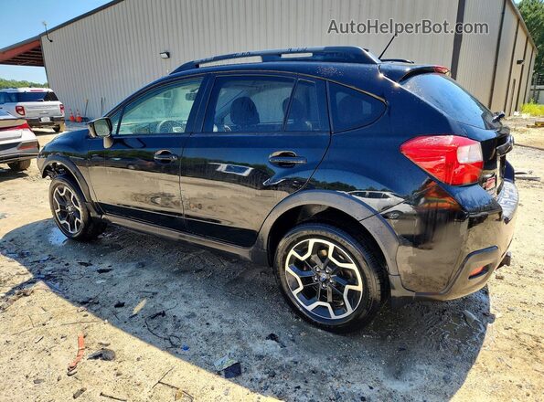 JF2GPABC2GH300725 2016 SUBARU CROSSTREK Black Trasero izquierdo