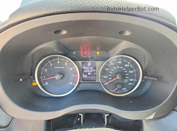 JF2GPABC2GH300725 2016 SUBARU CROSSTREK Black Vista del cuadro de instrumentos