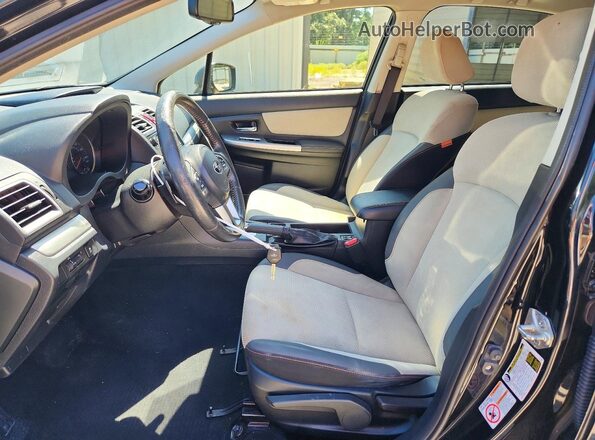 JF2GPABC2GH300725 2016 SUBARU CROSSTREK Black Vista interior delantera