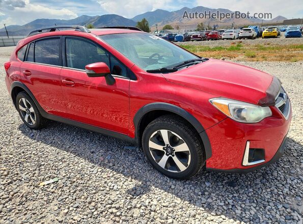 JF2GPABC2H8204448 2017 SUBARU CROSSTREK Red Widok deski rozdzielczej