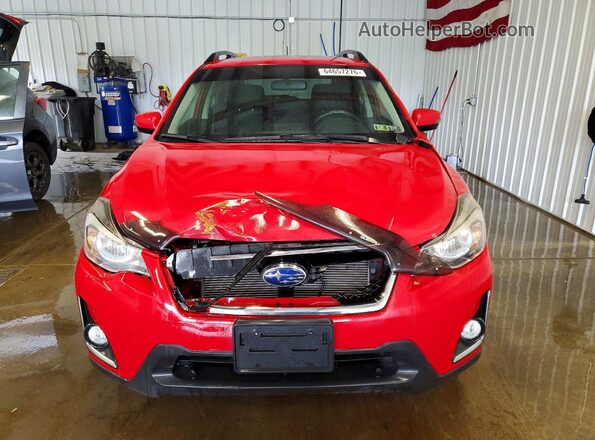 JF2GPABC2H8206863 2017 SUBARU CROSSTREK Red Widok z przodu