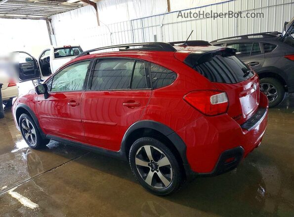 JF2GPABC2H8206863 2017 SUBARU CROSSTREK Red Tył lewy